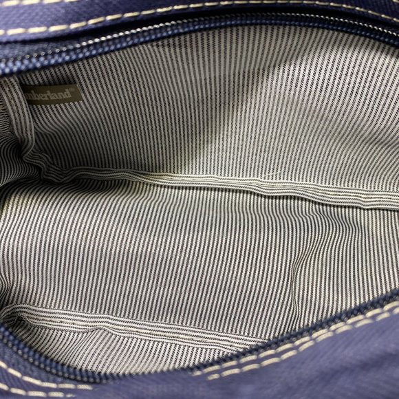 Timberland Mens Travel Dopp Kit Navy Blue Bag Toiletry Cosmetic Canvas Case NWT - Picture 4 of 7